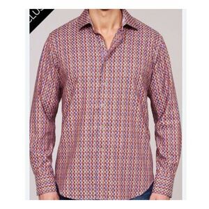 ROBERT GRAHAM CANNON BEACH CLASSIC FIT SPORT SHIRT CHECK MULTI XL